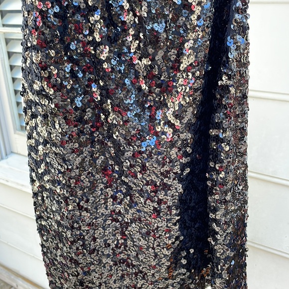 NWT- Anna-Kaci One-Shoulder Sequin Mini Dress Size S - Picture 5 of 11